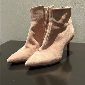 rag & bone Beige Suede Heeled Boots